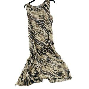 David Dart Collection Long Dress Women's size Large Linen Sleeveless